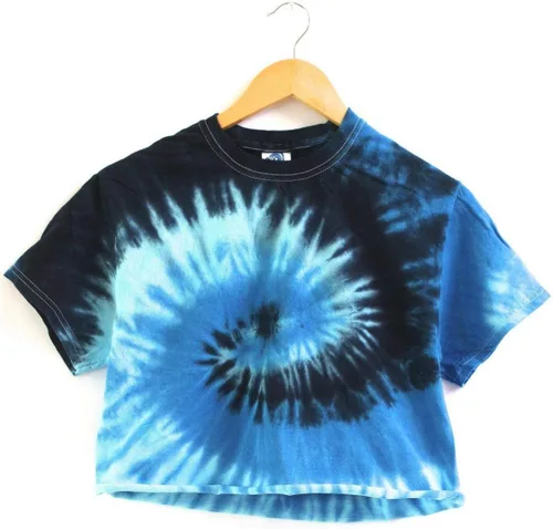 Vista 2 de Era of Artists, LLC Camiseta recortada unisex de manga corta Tie-Dye