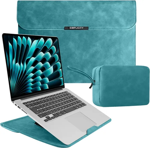 Vista 14 de Funda para portátil de 13-14 pulgadas con soporte para MacBook Neo 13 - Caqui