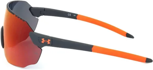 Vista 3 de Under Armour UA HALFTIME - Gafas de sol unisex multicapa 991120 gris matenaranja, Gris mate naranjanaranja multicapa