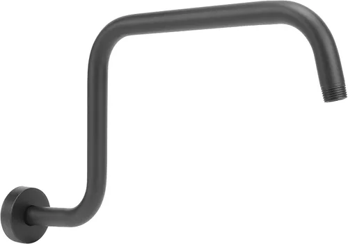 Vista 8 de NearMoon Brazo de extensión de ducha en forma de S con brida, tubo extensor de cabezal de ducha de altura alta de acero inoxidable, extensión