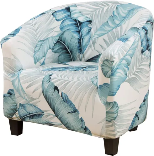 Vista 27 de MIFXIN - Funda elástica para silla de bañera de terciopelo de alta elasticidad, cubierta de silla de club, cubierta de sillón de elastano, cubierta