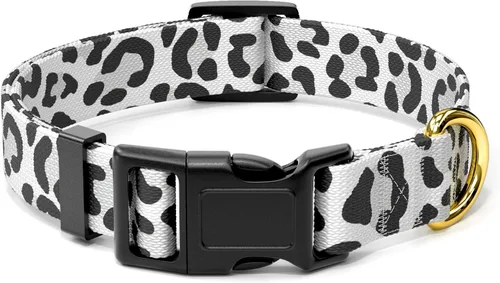 Vista 35 de Rnivvi Collar para perros pequeños, bonito collar resistente y ajustable para cachorros con hebilla de liberación rápida para machos, hembras