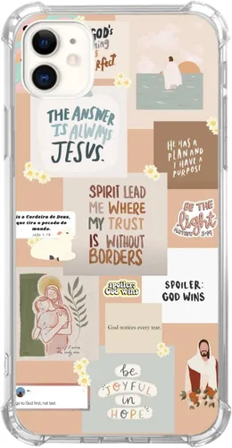 Vista 10 de Aesthetics - Funda protectora de TPU para iPhone 11, diseño de Dios de ángel y ángel para iPhone 11, funda protectora de poliuretano termoplástico
