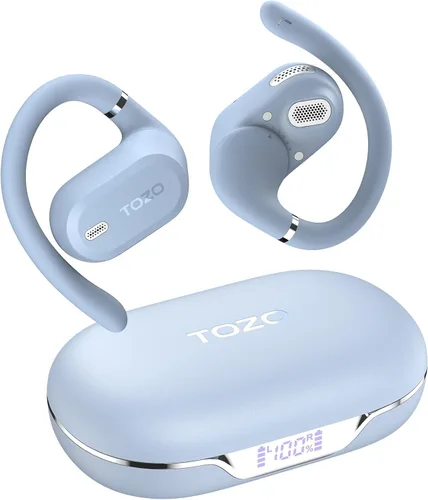 Vista 11 de TOZO Auriculares OpenWear Open Ear con traducción AI en tiempo real más de Negro mate