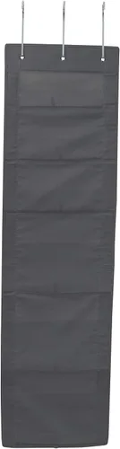 Vista 6 de Household Essentials Organizador negro de 6 bolsas de tela sobre la puerta
