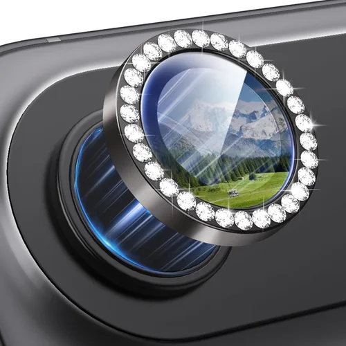 Vista 71 de Protector de lente de cámara para iPhone 15 Pro/iPhone 15 Pro Max, anillo de metal individual, dureza 9H, protector a prueba de arañazos, accesorios