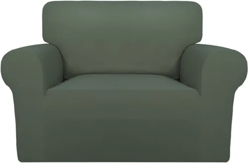 Vista 60 de PureFit Funda súper elástica para sofá reclinable con bolsillo, funda de sofá suave y antideslizante de elastano, lavable, protector de muebles