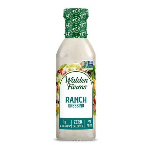 Vista 65 de Walden Farms Vinagreta balsámica de pera y blanca, sin calorías, sin gluten, baja en carbohidratos, apta para dieta cetogénica, vegana, sin azúcar