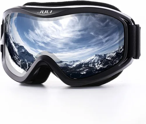 Vista 10 de Juli Gafas de esquí para niños, gafas de snowboard para niños y niñas, motos de nieve, esquí, patinaje, edad 3-8 4302