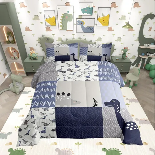 Vista 29 de Lindo Juego de Edredón de Elefante Juego de Ropa de Cama de Animales de Dibujos Animados para Niños Niñas Mujeres Adultos Edredón de Hojas