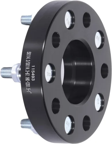 Vista 9 de ECCPP 4 piezas 5 lug 5x114.3 espaciadores de rueda hubcéntricos 5x4.5 a 5x4.5 12x1.5 67.1mm 1 pulgada compatibles con Ford Fusion 2006-2012