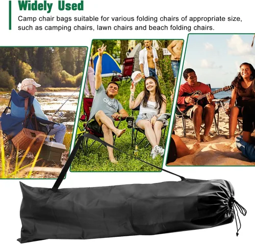 Vista 7 de Bolsas de repuesto para sillas de campamento Coleman, bolsas de transporte plegables de repuesto para sillas de campamento, bolsa protectora