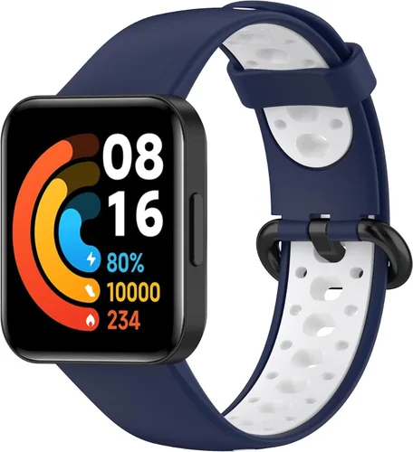 Vista 9 de Senter Correa de repuesto deportiva de silicona suave para reloj inteligente Redmi Watch 2 Lite 10 pzas