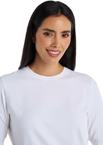 Vista 6 de Coolibar Camiseta de manga corta Morada Everyday UPF 50+ para mujer, protección solar