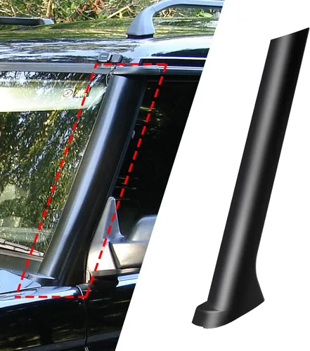 Vista 6 de Moldeo de panel exterior para pilar de parabrisas compatible con Land Rover Discovery 2 1999-2004 reemplaza DCB500060PMA DCB500070PMA