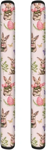 Vista 46 de 2 fundas para manijas de refrigerador, decoración otoñal, hojas de arce, fundas para manijas de puerta de nevera, lavables a máquina, microondas