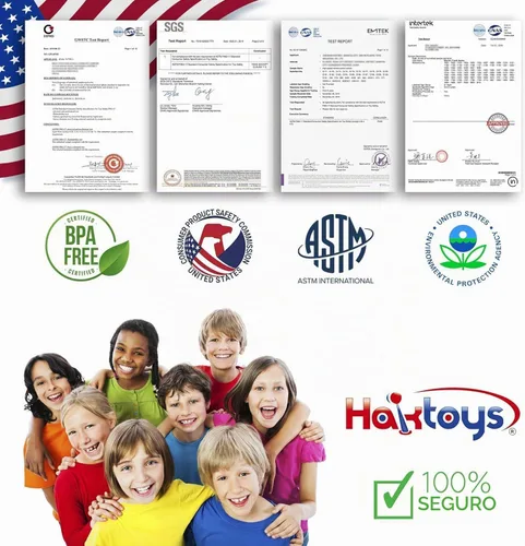 Vista 6 de Haktoys funciona con pilas, pájaros que cantan, Parent