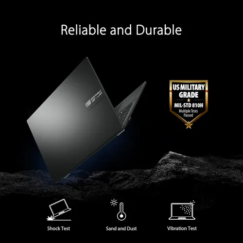 Vista 6 de ASUS Laptop Vivobook Go 15 2023, pantalla FHD de 15.6 pulgadas, procesador AMD Ryzen 5 7520U, 8 GB de RAM, SSD de 512 GB, Windows 11 Home, negro