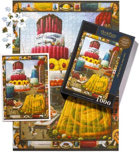 Vista 3 de Art & Fable Aspic Hunt by John Rego - Rompecabezas de 1000 piezas para adultos, perfecto para noches de juego, regalos y diversión familiar