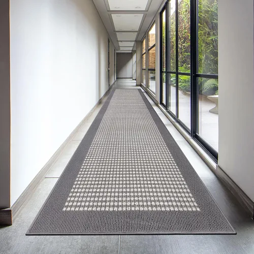 Vista 17 de Ileading Tapete para puerta de interior de 24 x 36 pulgadas, absorbente para perros, tapete de bajo perfil para entrada pequeño con respaldo de goma