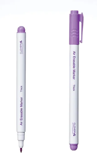 Vista 2 de Clover Thick Air - Marcador borrable, morado, 1 unidad (paquete de 1)
