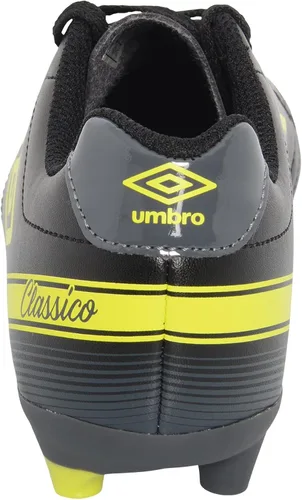 Vista 2 de Umbro Botines de fútbol Classico X Fg para hombre, NegroAmarillo