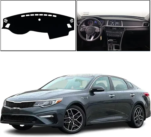 Vista 6 de Funda de Protección para Salpicadero Interior Compatible con Kia Optima Sedan LX EX S SX Turbo SXL Turbo LX Turbo 2016-2020 Protector contra Rayos
