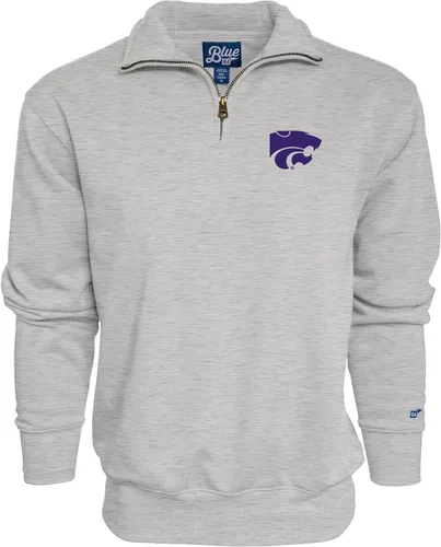 Vista 27 de Blue 84 Sudadera con cremallera de un cuarto para hombre de la NCAA