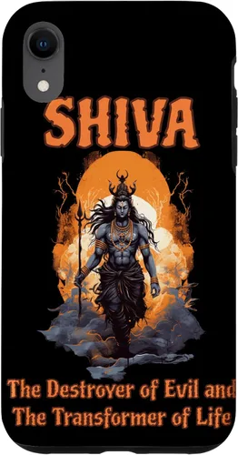 Vista 25 de Lord Shiva Destroyer Transformer Hindu God Spiritual Hippie Case for iPhone 16
