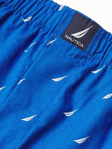 Vista 2 de Nautica Paquete de 3 bóxer de algodón tejido para hombre