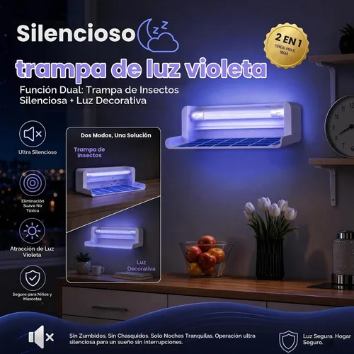 Vista 3 de Trampa de luz UV para moscas de frutas, para interiores, para restaurantes
