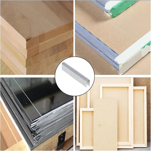 Vista 5 de Utoolmarrt F25 1000 grapas en forma de U para clavadora neumática, 1 caja