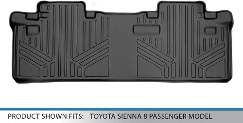 Vista 3 de MAXLINER Alfombrillas de segunda fila para Toyota Sienna 2011-2012