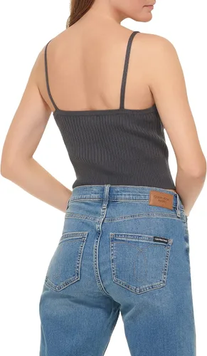 Vista 4 de Calvin Klein Top esencial básico suave para el día a día para mujer