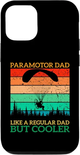 Vista 11 de Funda de parapente para iPhone 12 mini con paramotor y parapente