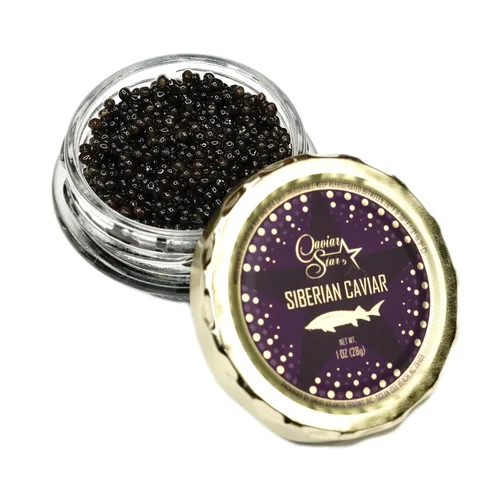 Vista 2 de Caviar siberiano polaco - Huevas de esturión real - Lyna Polska (16 onzas (15.87 oz))