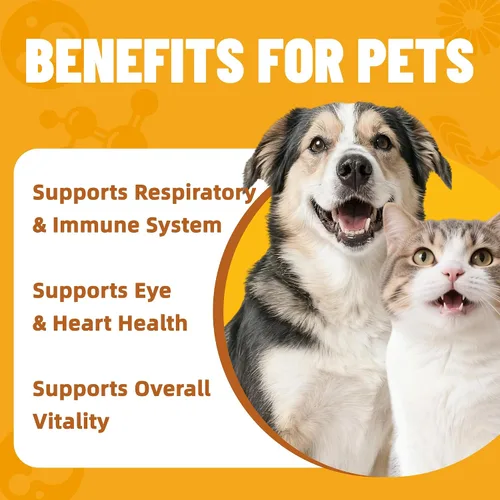 Vista 3 de Just Try Polvo de L-lisina con taurina para gatos, lisina, apoyo inmunológico para perros, suplemento de lisina, suministros de salud para gatos, 7