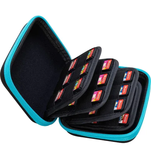 Vista 2 de ButterFox 45+12 Switch Game Case for Nintendo Switch (45 physical+12Micro SD digial slots), Switch Game Card Storage Holder or SD Memory Card Case