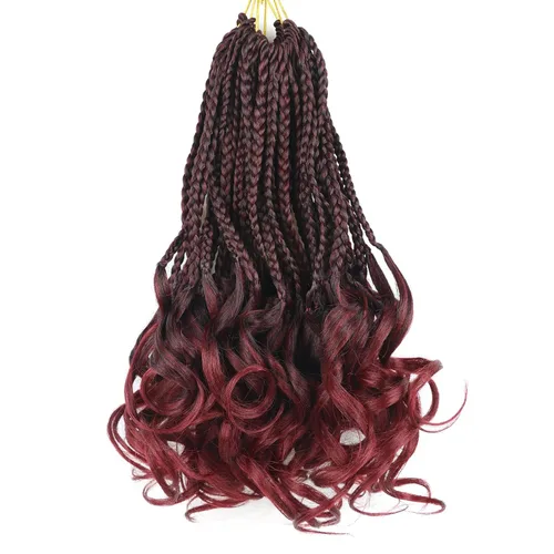 Vista 40 de Cabello para Trenzas Rizo Francés Color 1 Trenzas de Ganchillo Rizo Francés 10 Pulgadas Trenzas de Caja Cabello de Ganchillo para Mujeres y Niños