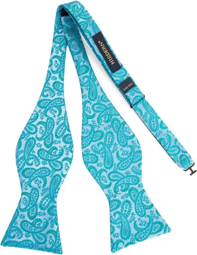 Vista 150 de HISDERN Pajaritas para hombre, corbatín de cachemira para hombre, corbata de lazo y bolsillo cuadrado, juego formal de esmoquin para boda