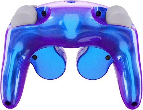 Vista 15 de eXtremeRate Placa trasera negra para Nintendo Gamecube Controller, cubierta de repuesto de agarre suave al tacto con botones para controlador