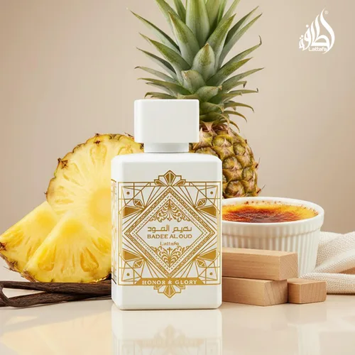 Vista 6 de Lattafa Bade'e Al Oud Honor & Glory - Fragancia duradera de Eau de Parfum con notas frutales, vainilla, picante suave y madera para unisex, 3.40