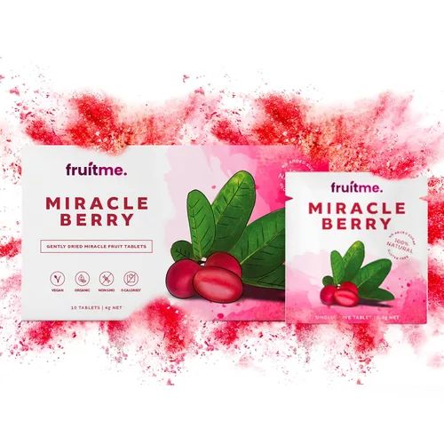 Vista 7 de Miracle Berry Tablets 10 Pack - 10 Gently Dried Miracle Fruit Tablets - Sweeten Those Sour Moments with Unique Taste Changing Magic Fruit by FruitMe