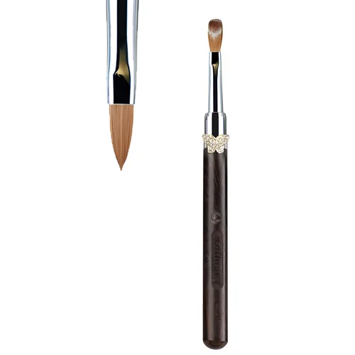 Vista 18 de Kolinsky - Cepillo de uñas acrílicas, 100% cabello Kolinsky, cepillo profesional de arte de uñas para aplicación acrílica, extensión de uñas