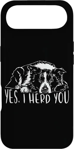 Vista 27 de Border Collie I Herd You Herd You Dog Funny Dog Saying Case for iPhone 17