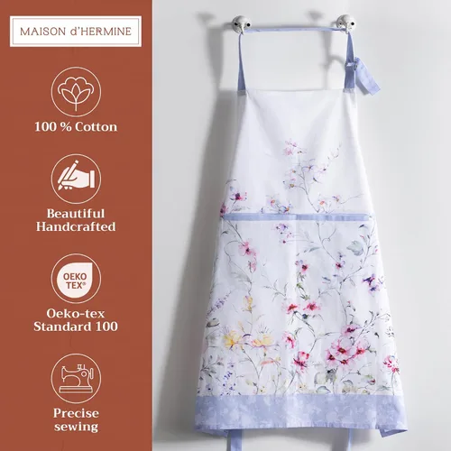 Vista 341 de Maison d' Hermine Delantales para mujer con bolsillo, 100% algodón (27.50 x 31.50 pulgadas)