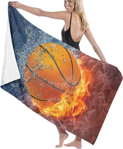 Vista 9 de Toalla de playa personalizada con tu foto/texto para adultos, adolescentes, mujeres, hombres, niños, niñas, toallas de microfibra suave y absorbente