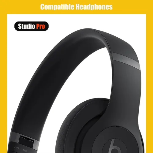 Vista 2 de Studio Pro - Kit de reparación de accesorios de repuesto para diadema de cabeza superior compatible con auriculares inalámbricos Beats Studio Pro
