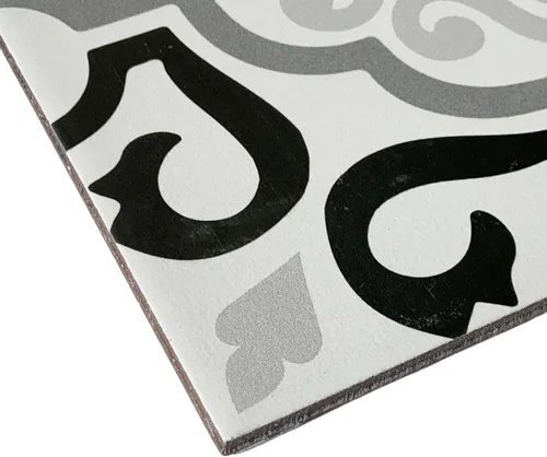 Vista 2 de 12x12 Marsella Encaustic Pattern Ceramic Tile Floor Wall (1)
