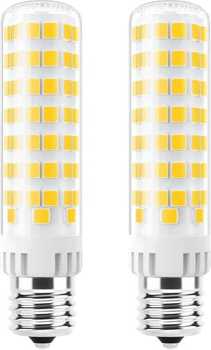 Vista 9 de TAIYALOO Bombilla LED E17 regulable, bombilla de horno de microondas de 5 W, blanco natural 4000 K, repuesto de bombilla halógena de 40 W